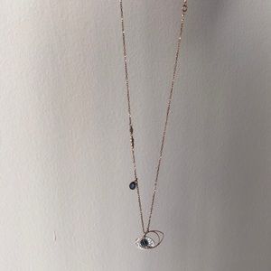 swarovski evil’s eye necklace